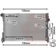 Radiateur, refroidissement du moteur VAN WEZEL 30002475 - Visuel 1