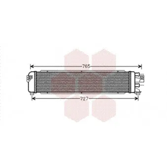 Radiateur, refroidissement du moteur VAN WEZEL 30002485