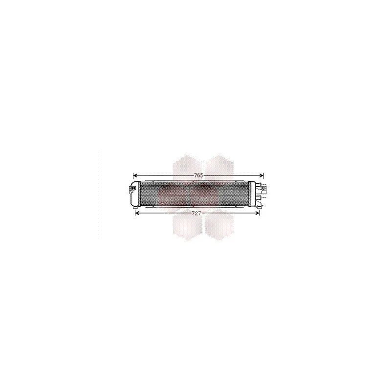 Radiateur, refroidissement du moteur VAN WEZEL 30002485