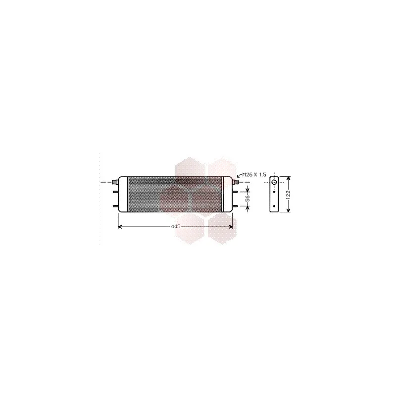Radiateur d'huile VAN WEZEL 30003139
