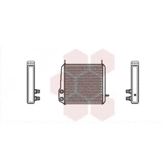 Radiateur d'huile VAN WEZEL 30003165