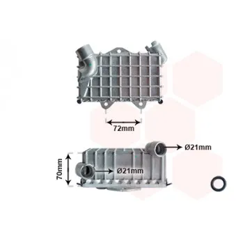 Radiateur d'huile VAN WEZEL 30003477
