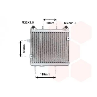 Radiateur d'huile VAN WEZEL 30003533