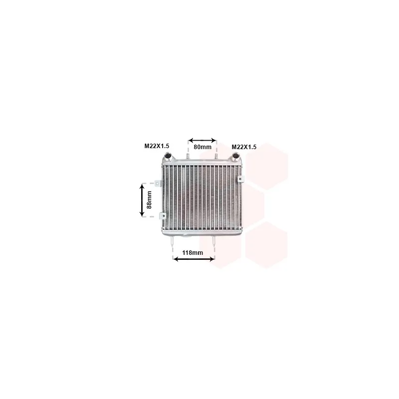 Radiateur d'huile VAN WEZEL 30003533