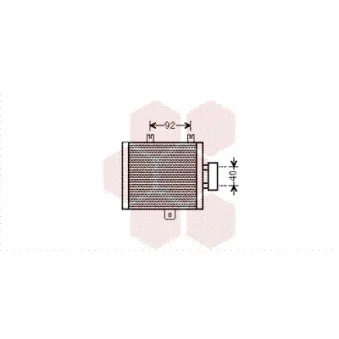 Radiateur d'huile VAN WEZEL 30003536