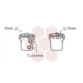 Radiateur d'huile VAN WEZEL 30003541