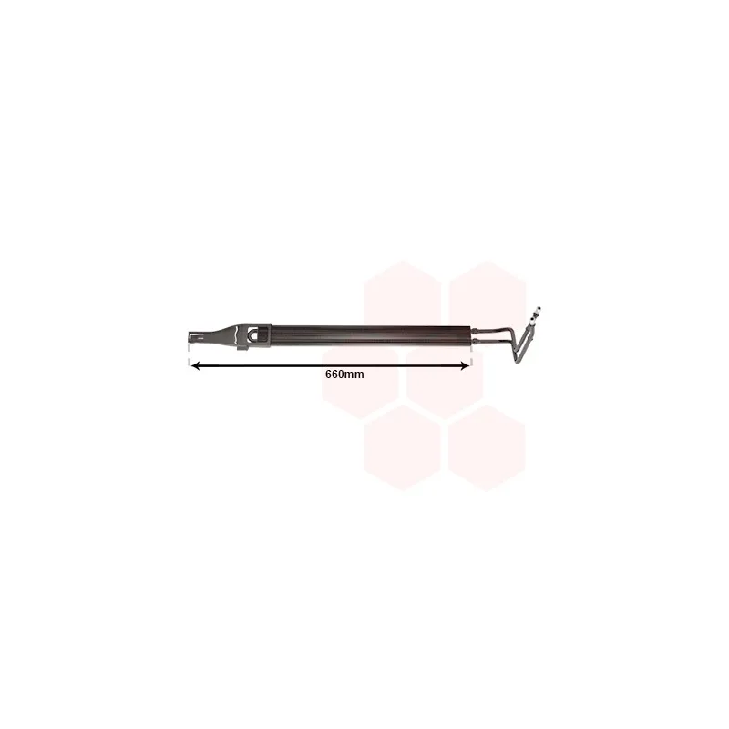 Radiateur d'huile, direction VAN WEZEL 30003684