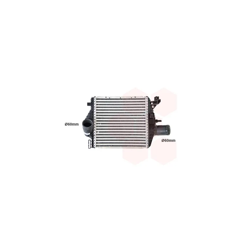 Intercooler, échangeur VAN WEZEL 30004357