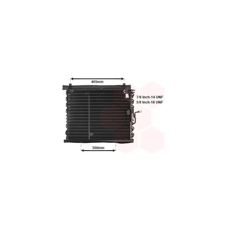 Condenseur, climatisation VAN WEZEL 30005160