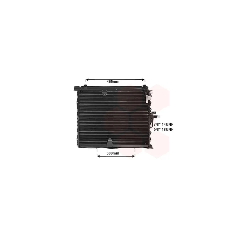 Condenseur, climatisation VAN WEZEL 30005170