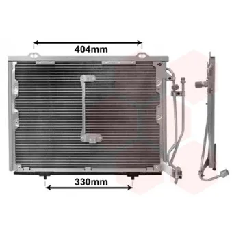 Condenseur, climatisation VAN WEZEL 30005245
