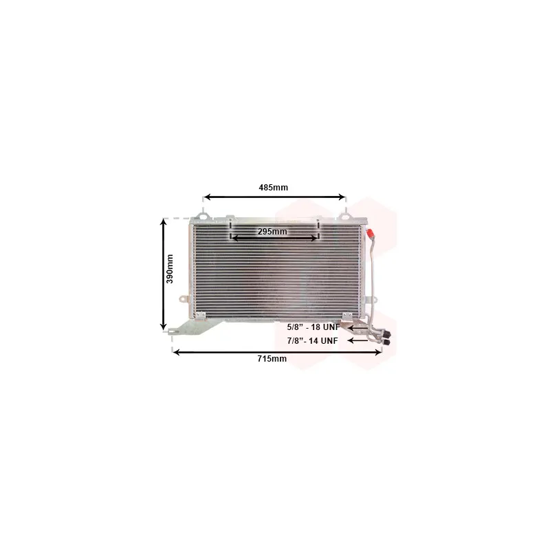 Condenseur, climatisation VAN WEZEL 30005268