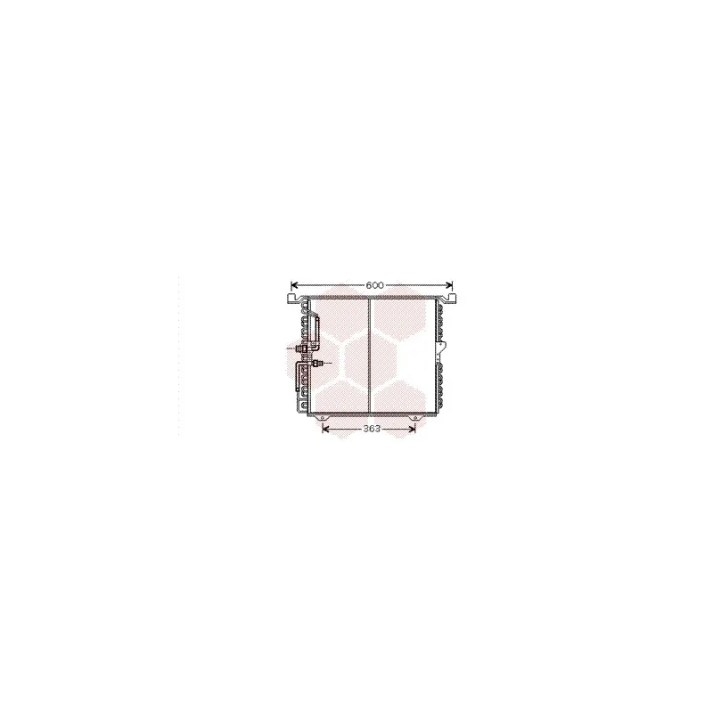 Condenseur, climatisation VAN WEZEL 30005388