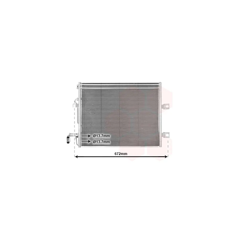Condenseur, climatisation VAN WEZEL 30005392