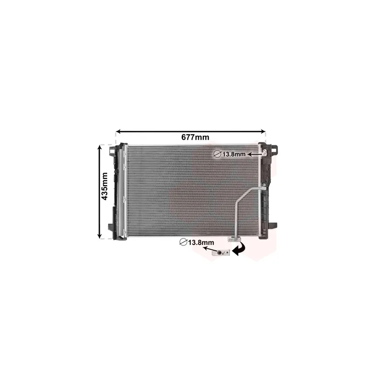 Condenseur, climatisation VAN WEZEL 30005450
