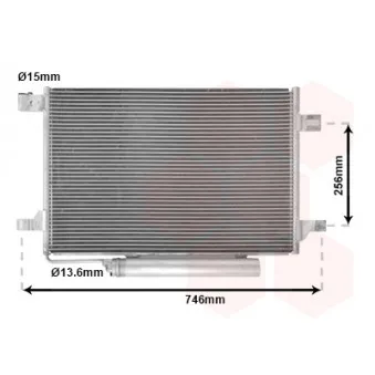 Condenseur, climatisation VAN WEZEL 30005572