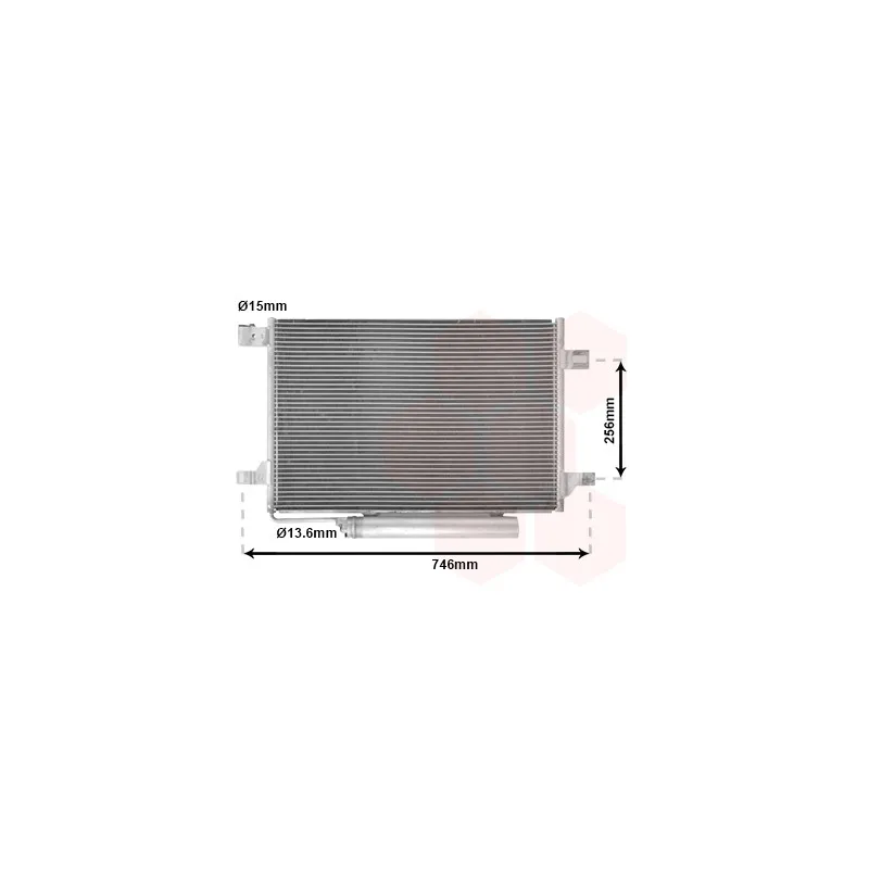 Condenseur, climatisation VAN WEZEL 30005572