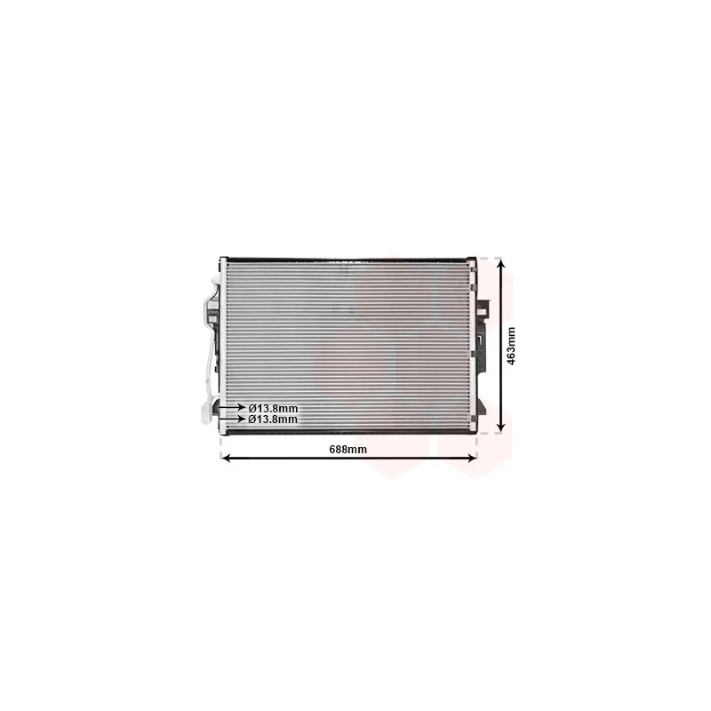 Condenseur, climatisation VAN WEZEL 30005605