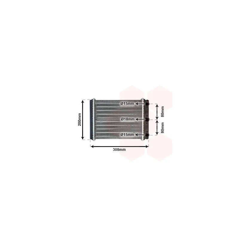 Système de chauffage VAN WEZEL 30006107
