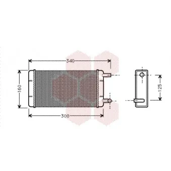 Système de chauffage VAN WEZEL 30006108