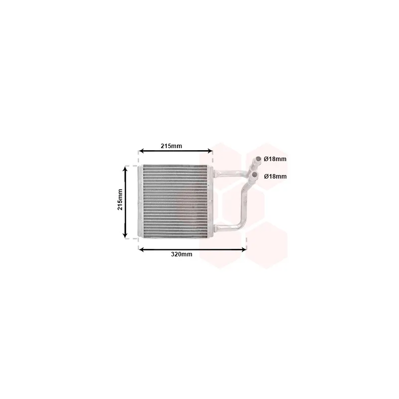 Système de chauffage VAN WEZEL 30006451