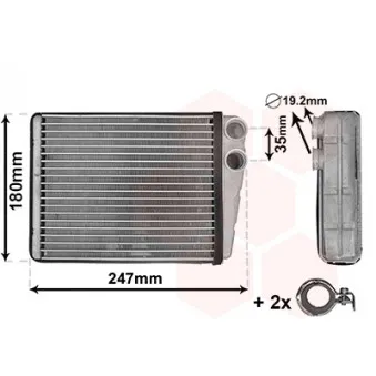 Système de chauffage VAN WEZEL 30006673
