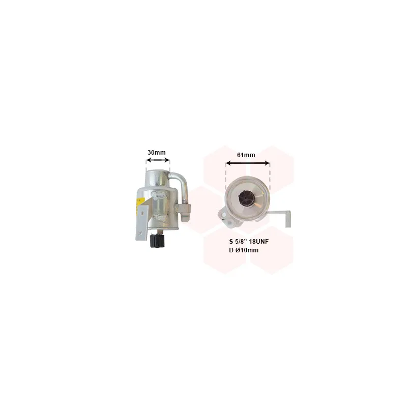 Filtre déshydratant, climatisation VAN WEZEL 3000D073