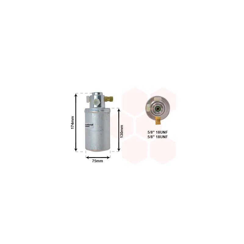 Filtre déshydratant, climatisation VAN WEZEL 3000D291