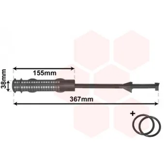 Filtre déshydratant, climatisation VAN WEZEL 3000D359