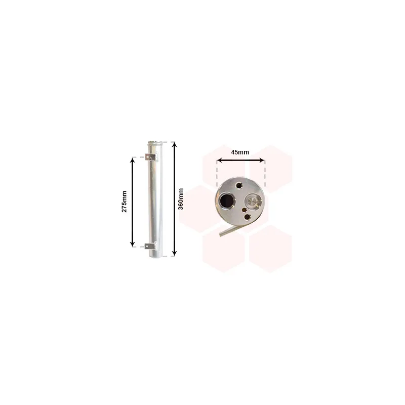 Filtre déshydratant, climatisation VAN WEZEL 3000D471