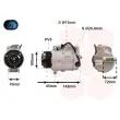 Compresseur, climatisation VAN WEZEL 3000K351 - Visuel 1