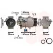 Compresseur, climatisation VAN WEZEL 3000K404 - Visuel 1
