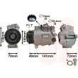 Compresseur, climatisation VAN WEZEL 3000K560 - Visuel 1