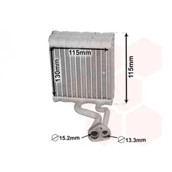 Évaporateur climatisation VAN WEZEL 3000V646