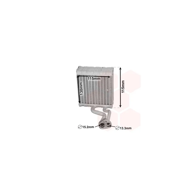Évaporateur climatisation VAN WEZEL 3000V646