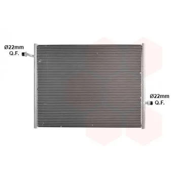Radiateur, refroidissement du moteur VAN WEZEL 30012703