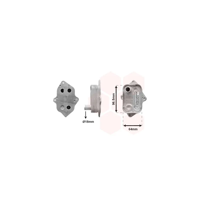 Radiateur d'huile VAN WEZEL 30013708