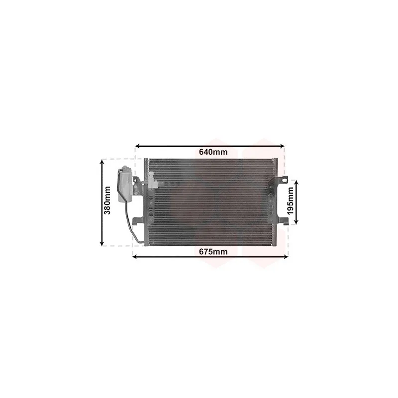 Condenseur, climatisation VAN WEZEL 30015289