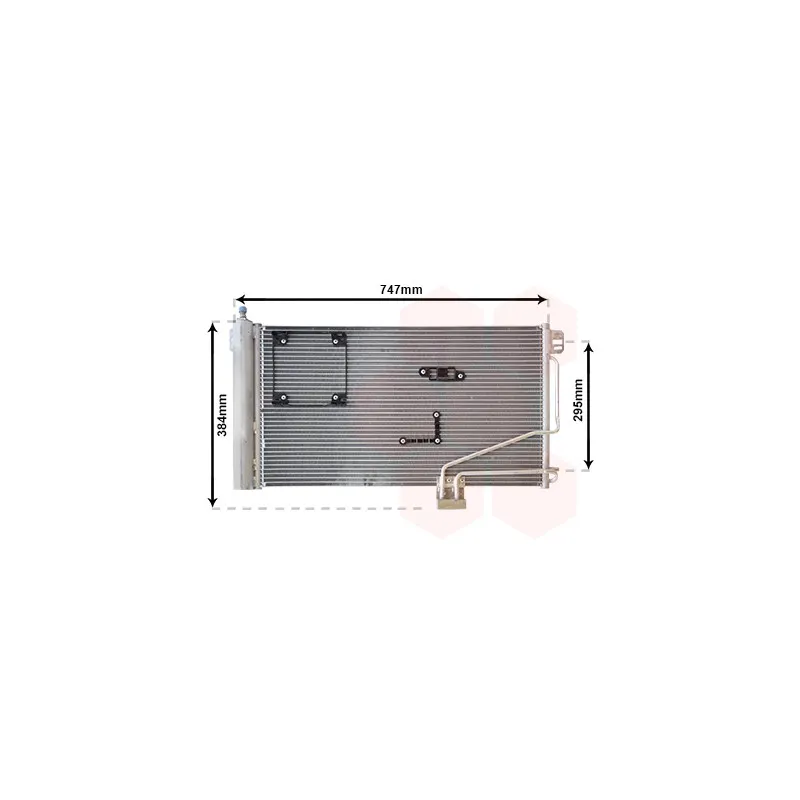 Condenseur, climatisation VAN WEZEL 30015298