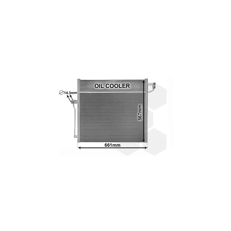 Condenseur, climatisation VAN WEZEL 30015704