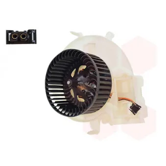 Pulseur d'air habitacle VAN WEZEL 3001773