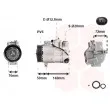Compresseur, climatisation VAN WEZEL 3001K714 - Visuel 1