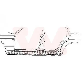 Marche-pied VAN WEZEL 3010104