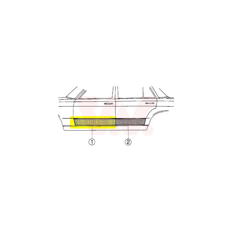 Porte, Carrosserie avant droit VAN WEZEL 3010176