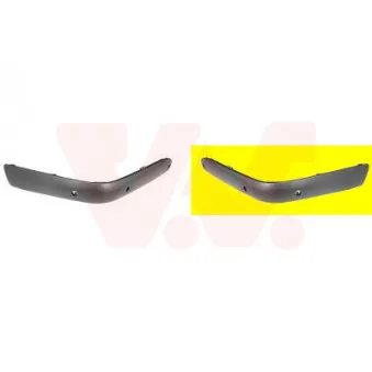 Baguette et bande protectrice, pare-chocs avant gauche VAN WEZEL 3029587