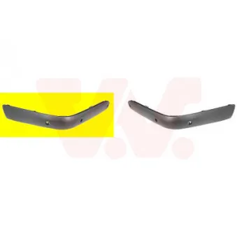 Baguette et bande protectrice, pare-chocs avant droit VAN WEZEL 3029588