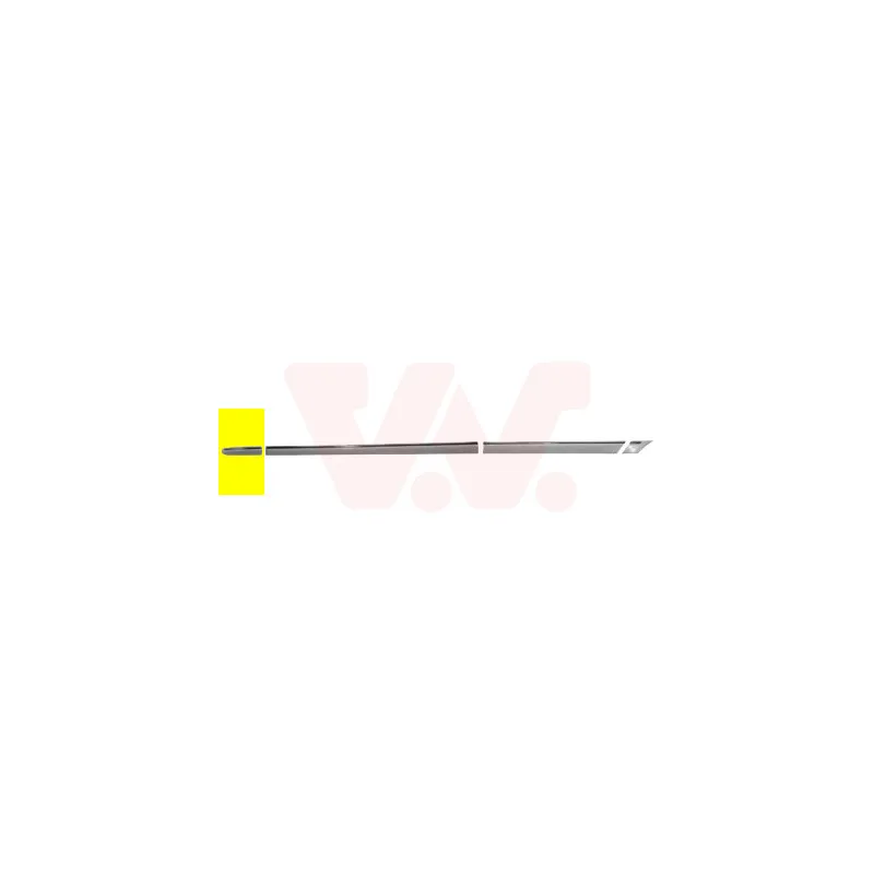 Baguette et bande protectrice, aile avant gauche VAN WEZEL 3032421