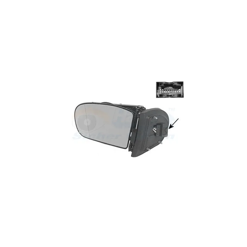 Rétroviseur extérieur VAN WEZEL 3032853