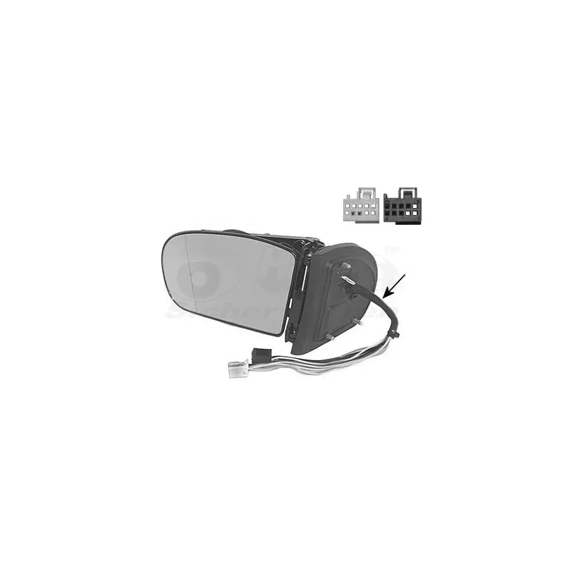 Rétroviseur extérieur VAN WEZEL 3032857