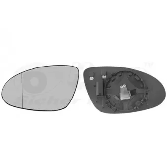 Verre de rétroviseur, rétroviseur extérieur VAN WEZEL 3038837